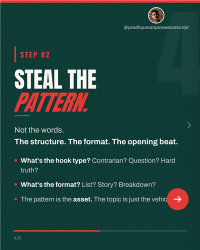 Slide 4 — Step 2: steal the pattern